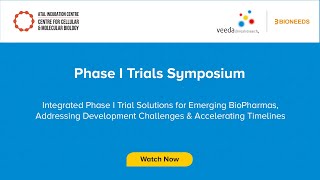 Symposium Phase I Trials for Emerging BioPharmas  Veeda [upl. by Rimidalg]