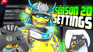 The 1 Sensitivity  Settings Guide by a PRO  Season 20 Apex Legends [upl. by Norris]