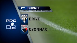 J1 PRO D2  BRIVE vs OYONNAX  Le match en bref [upl. by Ahtiekahs552]