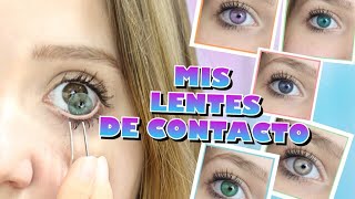 ME PRUEBO TODOS MIS LENTES DE CONTACTO 12 PARES  Brenda Sander [upl. by Aetnahc185]