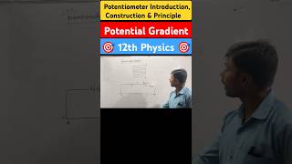 potentiometer introduction class 12 potentiometer physicsnotes physicsinhindi shorts [upl. by Annail]