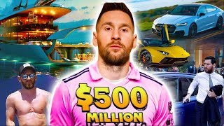 Lionel Messi Billionaire Luxury lifestyle in Miami [upl. by Neema841]