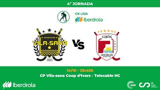 OKLigaIberdrola  CP Vilasana Coop dIvars  Telecable HC 4ª Jornada [upl. by Annahsal980]