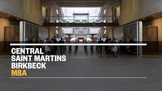 Central Saint Martins Birkbeck MBA [upl. by Aynom]