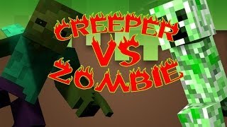 CREEPER VS ZOMBIE  ESPECIAL 1 MILLÓN  PARTE 2 [upl. by Klenk]