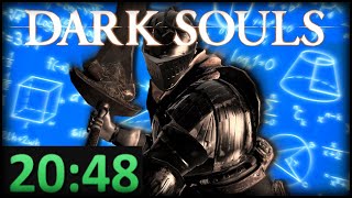 Explicando o Recorde Mundial da Speedrun de Dark Souls 1 [upl. by Retswerb]