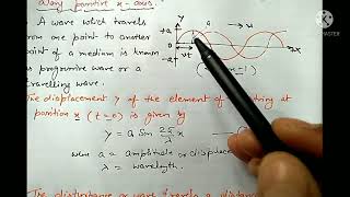 Displacement relation in progressive waves LearnoHubClass1112 [upl. by Rahs]