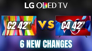 Which to Buy LG 42quot TVs OLED EVO C2 vs C4  Sidebyside Comparison [upl. by Bury656]