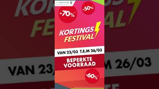 Kortingsfestival op Newpharmabe  Uw Belgische Apotheek  Tem 26 februari [upl. by Eugor]