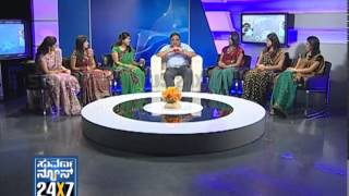 Seg 3  Ambarish with Suvarna Girls  13 Jan 2013  Suvarna News [upl. by Katha99]