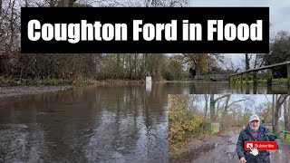 Coughton Ford In Flood [upl. by Amyaj831]