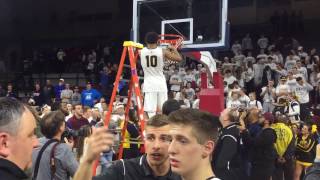 Archbishop Wood cuts down the nets after winning Philadelphia Catholic League [upl. by Duke]