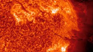 Sun has Amazing Massive Eruption Close up View  672011 [upl. by Enatan]