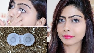 How to wear Contact Lens with Tips Easy way  Rinkal Soni [upl. by Attelrahc7]