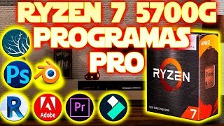 PROGRAMAS PROFESIONALES👉 RYZEN 7 5700G  RADEON VEGA 8  BLENDER  PHOTOSHOP  LUMION  REVIT [upl. by Franck251]