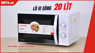 Đánh giá lò vi sóng Toshiba MWPMM20PWH 20 lít 5 mức điều chỉnh  METAvn [upl. by Holder972]