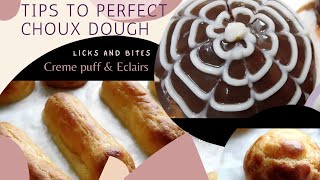 Easy simple tricks and tips to perfect Cream Puffs  Eclairs [upl. by Hendry208]