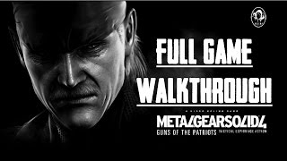 MGS 4  Full Game Walkthrough  No Alerts  No Commentary [upl. by Lorrin]