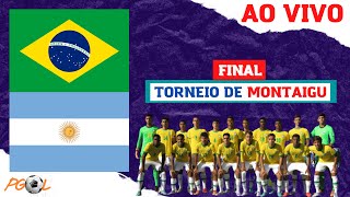 BRASIL X ARGENTINA  TORNEIO DE MONTAIGU 2022  FINAL  AO VIVO  NARRAÇÃO ⚽ [upl. by Nehte]