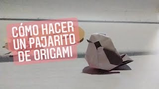 PAJARITO DE ORIGAMI SUPER TIERNO tutorial origamibird longtailedtit mito paperbird [upl. by Twila]