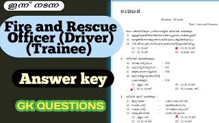 Fire and Rescue Officer Driver Trainee  ANSWER and Explanation  Question Code 0112024 [upl. by Cly]