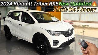 7 Lakh Me 7 Seater ♥️ 2024 Renault Triber RXE Base Model Full Detailed Review ✅ Triber RXE [upl. by Nnarual]