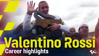 GrazieVale Valentino Rossis career highlights [upl. by Inava]