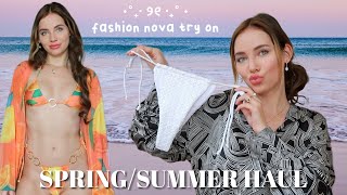 springsummer 2024 tryon haul ☀️ ft fashion nova [upl. by Ahael]