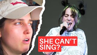 Billie Eilish Interesting Moments Voice Cracking Stage Falls and Broken Ankles [upl. by Eneleahcim]