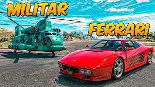 Utilizamos Un Helicóptero Militar Para Robar Un Ferrari 512 Gta Rp [upl. by Marcia]