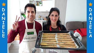 Zucchine dorate e croccanti al forno senza frittura  Ricetta [upl. by Ahsienak264]