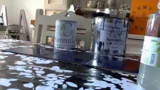 How to Autentico crackle glaze application simple amp effective special paint effects emporium style [upl. by Tabor]