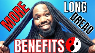 5 MORE Things You Should Know About LONG Dreads  The Benefits of Long Semi FreeForm Locs Part 2 [upl. by Anetsirhc]