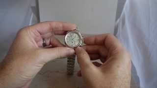 Citizen EcoDrive Ladies World Chronograph FC000059D Watch Review [upl. by Ddal162]