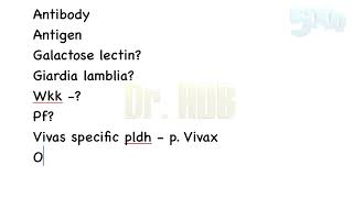 Parasitic infections  Serological tests [upl. by Neeron]