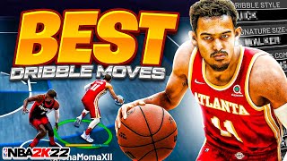 BEST DRIBBLE MOVES IN NBA 2K22 SEASON 4 FASTEST DRIBBLE COMBOS amp AFTER PATCH FOR ALL BUILDS [upl. by Anawat]