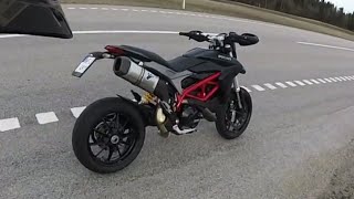 Ducati Hypermotard 821 Termignoni  0200 kmh [upl. by Orazio]