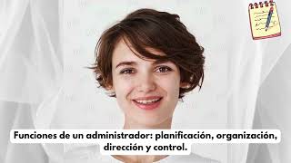 Las Cuatro Funciones Clave del Administrador Planificación Organización Dirección y Control [upl. by Flannery]