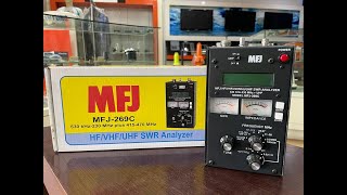 MFJ 269C HFVHFUHF SWR Analyzer [upl. by Mackie]