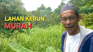 DIJUAL Lahan Kebun Murah Akses Mobil view pegunungan Tanah Subur Ada Durian [upl. by Simmie103]