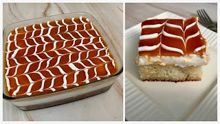 Super Soft Turkish Milk Cake In Kadai NO Eggs Oven Condensed Milk  Caramel Tres Leche Cake [upl. by Nats]