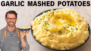 Creamy Garlic Mashed Potatoes Recipe [upl. by Gregory728]