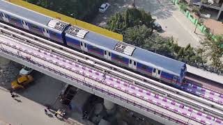 Trial Run on Taratala To Majerhat Metro Stretch of Purple Line in Kolkata Metro SUCCESSFULLY Done [upl. by Nirat]