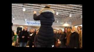 Flash mob opera in Norwegian shopping mall [upl. by Haceber869]