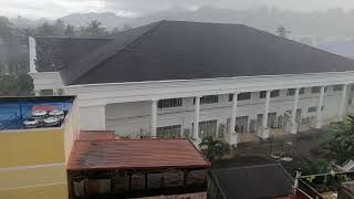 Its Raining in Tacloban  Hotel Estrella Tacloban City Room 610 bombomlakwatsero taclobancity [upl. by Novaj]