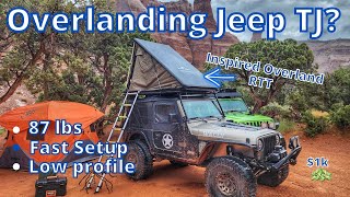 Best Affordable Roof Top Tent For Jeeps  Inspired Overland RTT [upl. by Ehrman489]