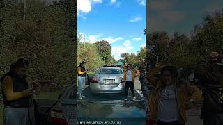 Watch the scammer’s reaction when he sees the dashcam [upl. by Wallinga]