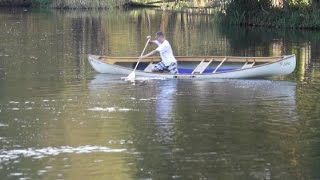 Freestyle Canoeing  Kanu Canadier paddeln  Dave  Zerniasfließ Spreewald [upl. by Akamahs]