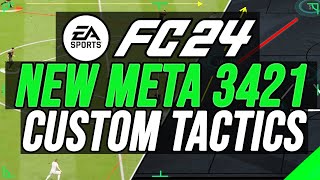 3421 NEW META TACTICS  MORE OVERPOWERED THAN THE 4321  EA FC 24 [upl. by Sirtimed792]