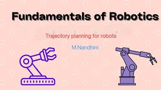 Trajectory Planning for robot manipulators [upl. by Eitsyrhc]